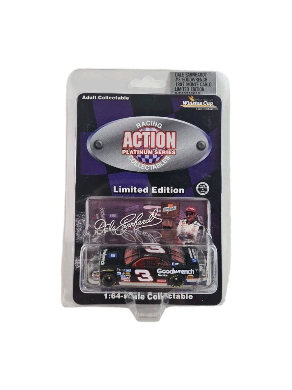 Action 1:64 Platinum Series 1997 Nascar Winston Cup #3 Dale Earnhardt 16019